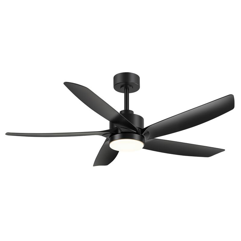 54-in Integrated Ceiling Fan with LED Light and Remote(5-Blade)