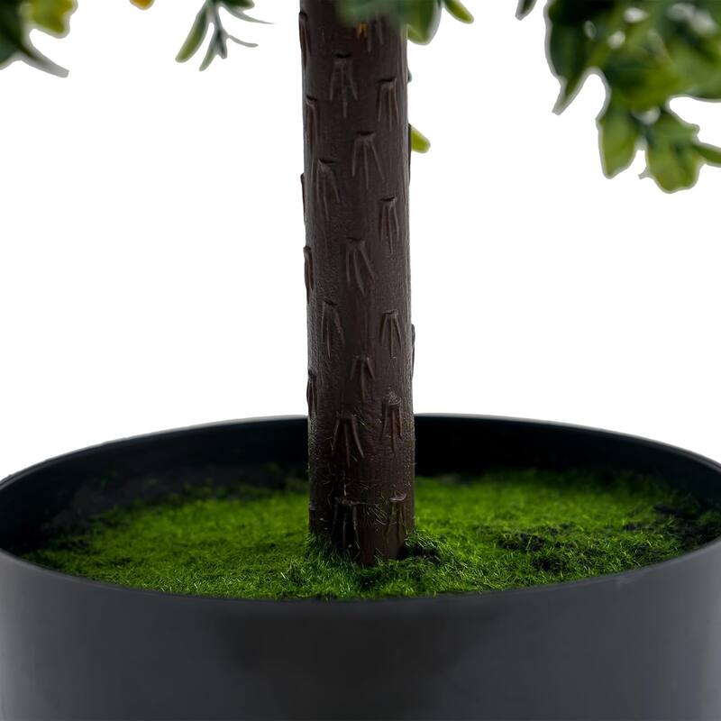 2Pcs 20in Artificial Topiary Boxwood Trees Outdoor Indoor Porch Garden