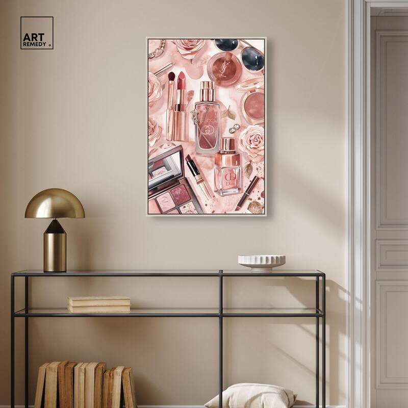 Glam Sparkle Lay Out Canvas by Art Remedy
