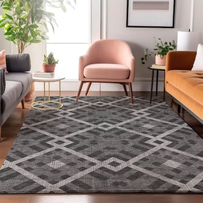 Premium Washable Super Soft Contemporary Geo Mayfield Rug