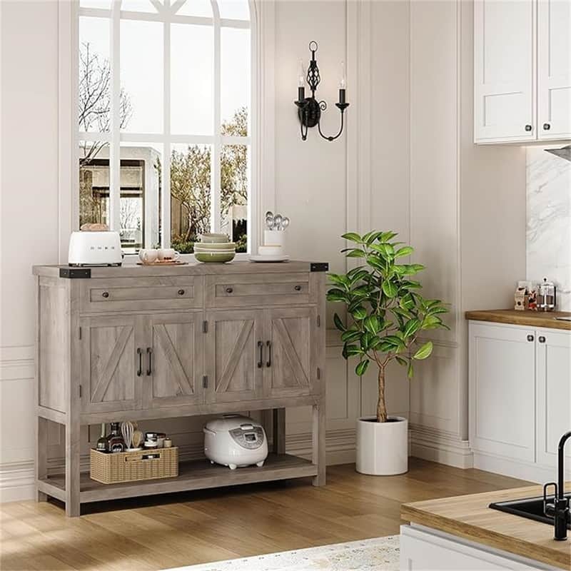 Buffet Cabinet - 14.96"D x 47.24"W x 38.58"H