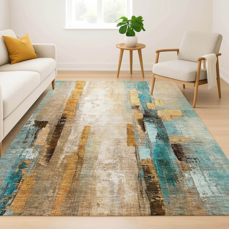 Premium Washable Super Soft Contemporary Mayfield Rug