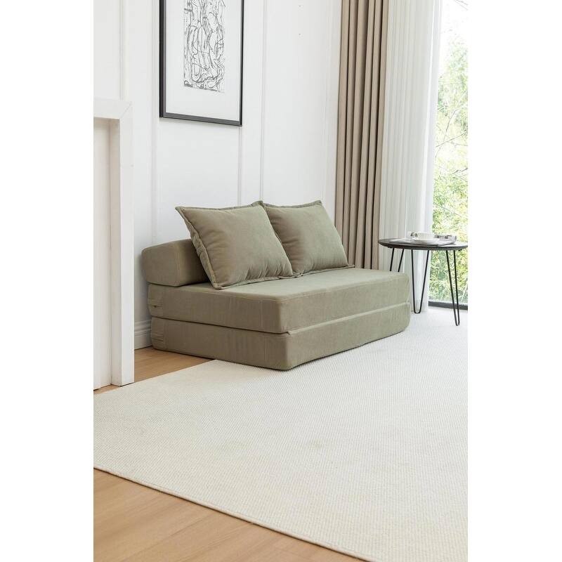 Twin Foldable Sleeper Chair Bed, 5-Second Bed for Dorm Living Room