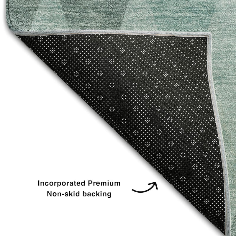 Premium Washable Super Soft Modern Diamonds Mayfield Rug