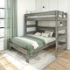 preview thumbnail 13 of 13, Max and Lily Farmhouse Twin over Full L Shaped Bunk Bed Driftwood