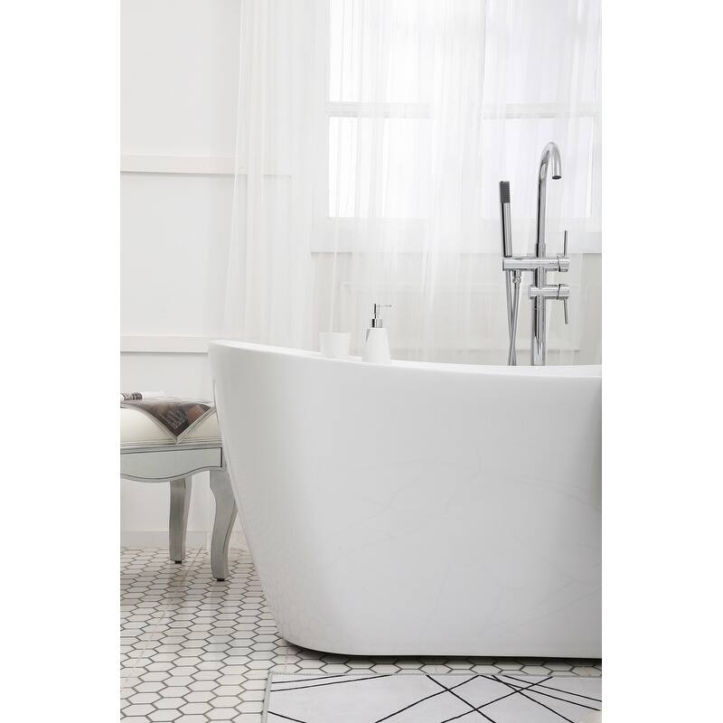 Haley Soaking Bathtub in Glossy White