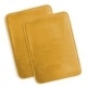 preview thumbnail 98 of 153, Empyrean Ultra Soft Plush Bathroom Rug - Non-Slip, Velvet, Memory Foam Bath Mat - Set of 2 Set of 2 (17x24) - Camel Gold
