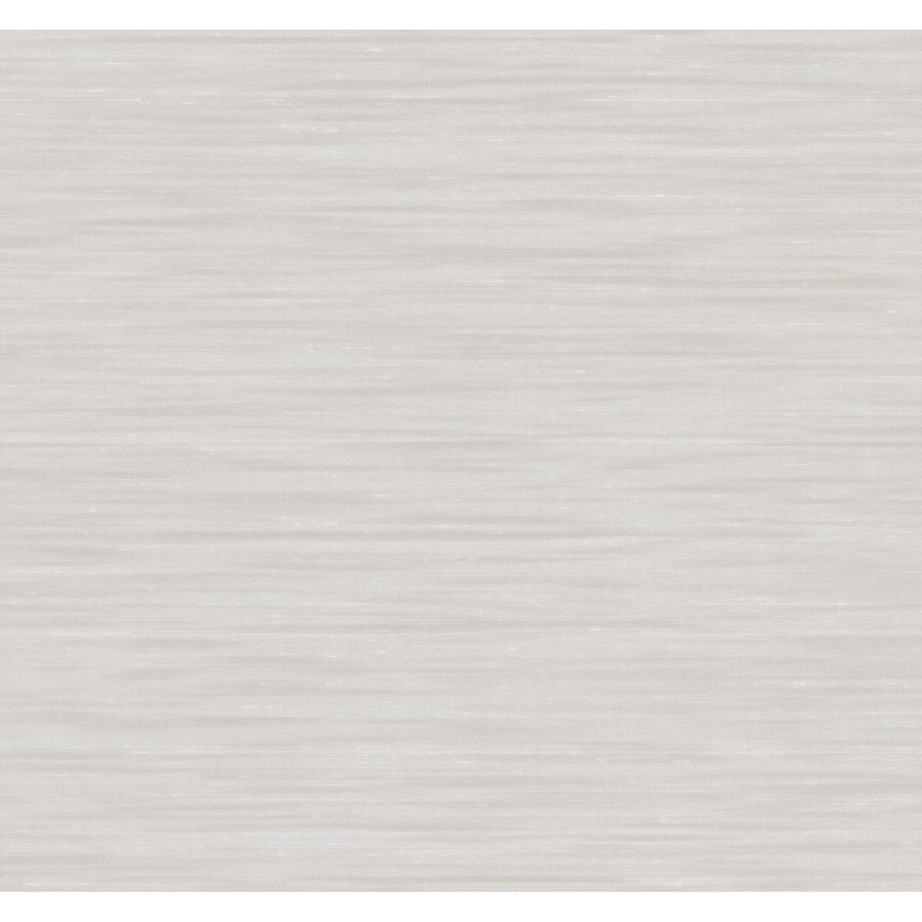 York Wallcoverings Sari Silk Cream Faux Fabric Wallpaper - 324 x 27