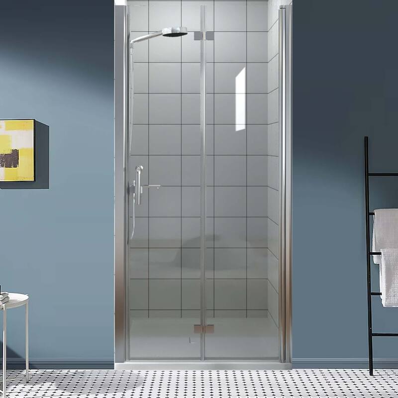 Aukfa Bifold Frameless Glass Shower Door