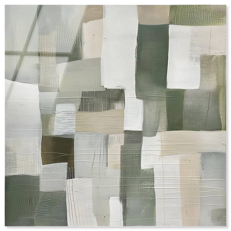 Pale Jade Green I Acrylic by Art Remedy, Ready to Hang - 24" x 24"