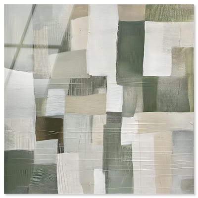 Pale Jade Green I Acrylic by Art Remedy, Ready to Hang