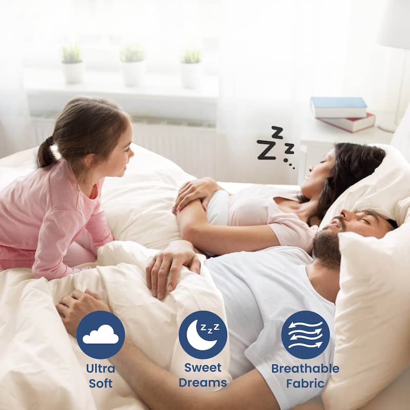 Martex Easy Care - Soft Breathable Wrinkle Resistant Pillowcase Pair