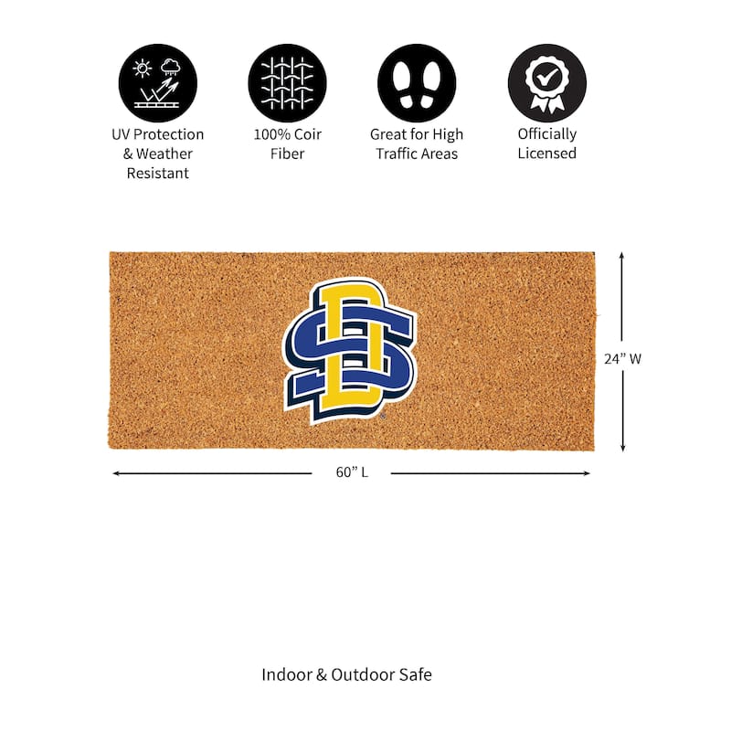 South Dakota State University Full Color Indoor/Outdoor Coir Mat