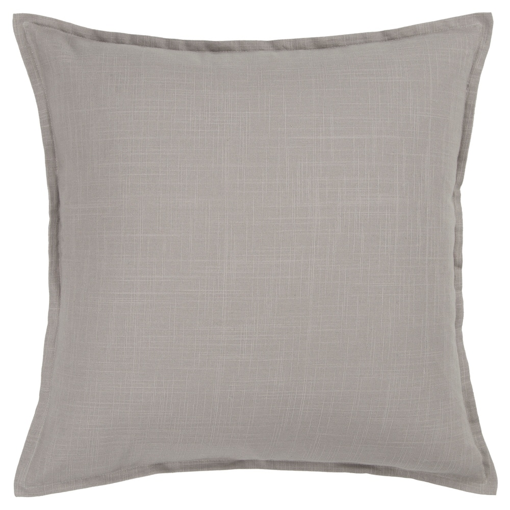 Rizzy Home Cotton Slub Solid Decorative Throw Pillow, 20x20