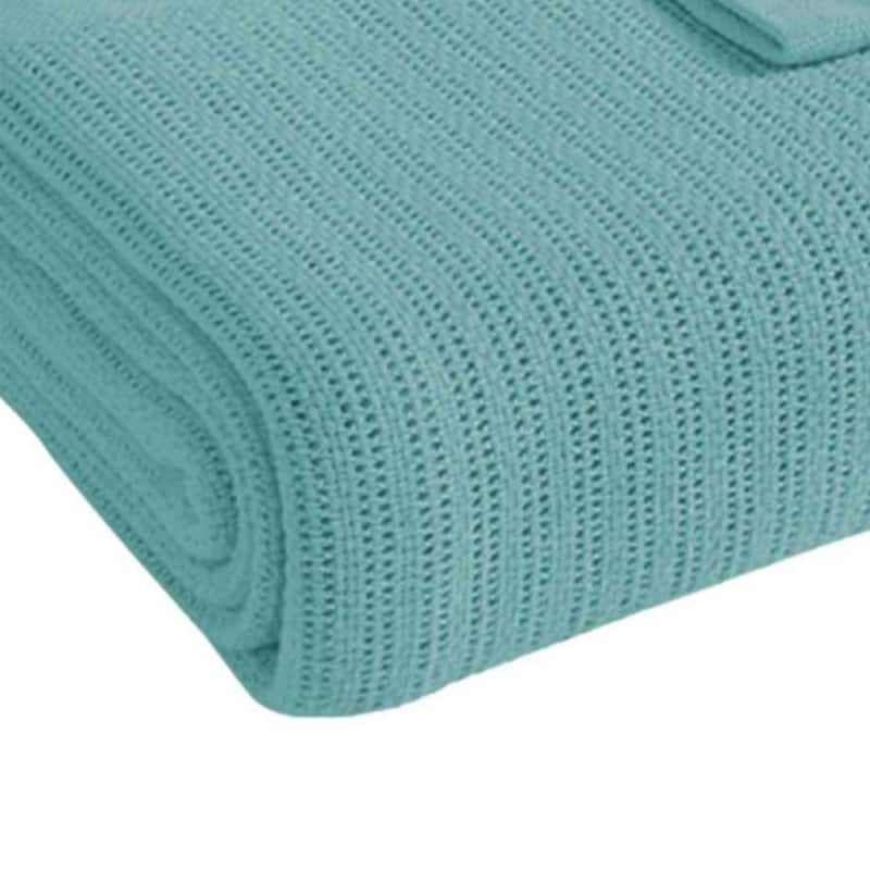 Fiesta® Turquoise Twin Blanket