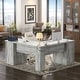 preview thumbnail 52 of 70, Modern Farmhouse L-Shape Desk with File Cabinet and Drawers, Homer Office Executive Desk with Charge Station