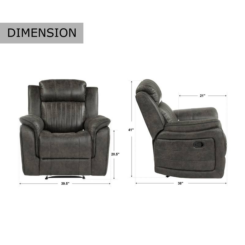 Lonan 3-Piece Reclining Living Room Set