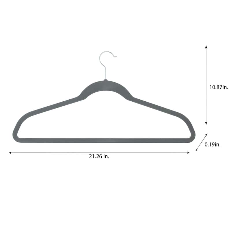 Simplify 24 Pack Extra Wide Velvet Coat Hangers