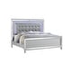 preview thumbnail 3 of 14, Sterling 4PC/5PC Contemporary Bedroom Set with Mirror Accents and LED Enhancements