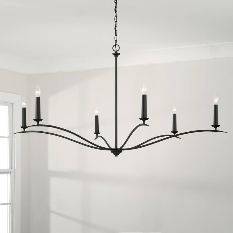 6-Light Chandelier - 29.25 High