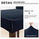 preview thumbnail 3 of 19, Enova Home Rhombus Jacquard Stretchy Universal Dining Chair Slipcovers - N/A