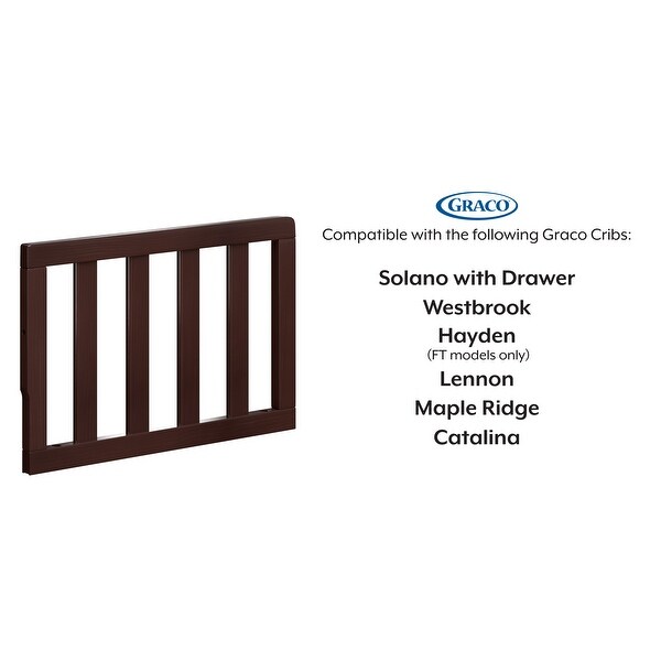 graco crib toddler bed rail