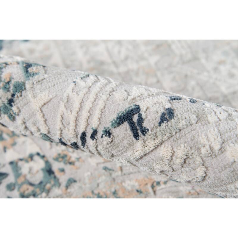 Momeni Genevieve Transitional Abstract Geometric Polyester Area Rug