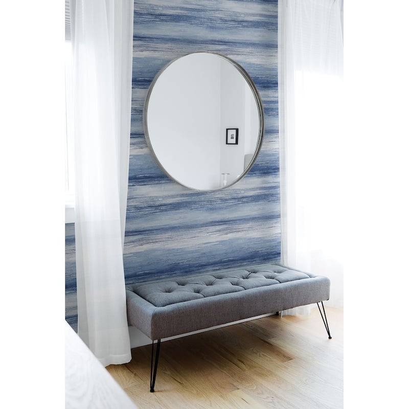 Seabrook Designs Sunset Stripes Unpasted Wallpaper