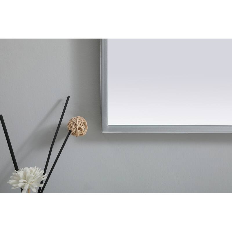 Indigo Home Metal Frame Arch Mirror 22x36 Inch