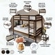 preview thumbnail 16 of 43, CraftPorch Contemporary Twin Over Twin Bunk Bed