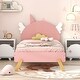 preview thumbnail 2 of 6, Enchanting Twin Unicorn Bed with Pink Headboard, Sturdy Pine Frame