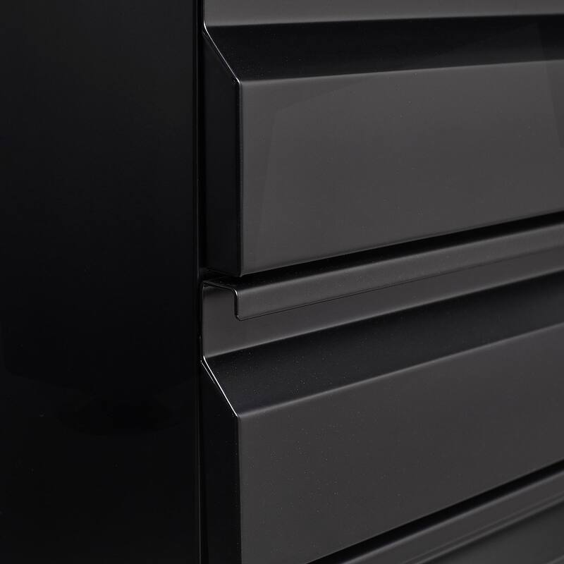 Versatile Lockable Mobile Filing Cabinet for Office and Study, Enhancing Organization