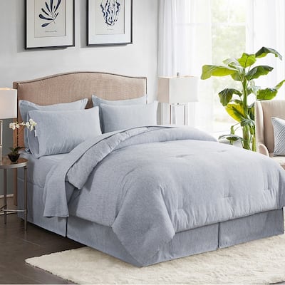 Ultra-Soft 8 Piece Comforter Set For All Season
