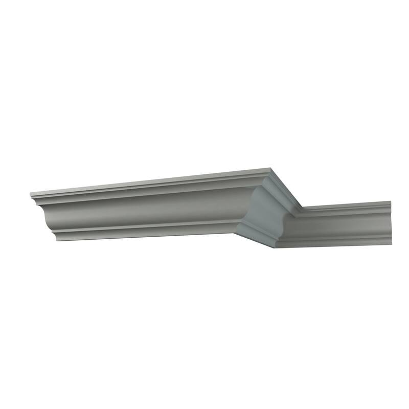 6 1/4"H x 6 3/8"P x 9"F x 96"L Emma Crown Moulding - 1-Pack