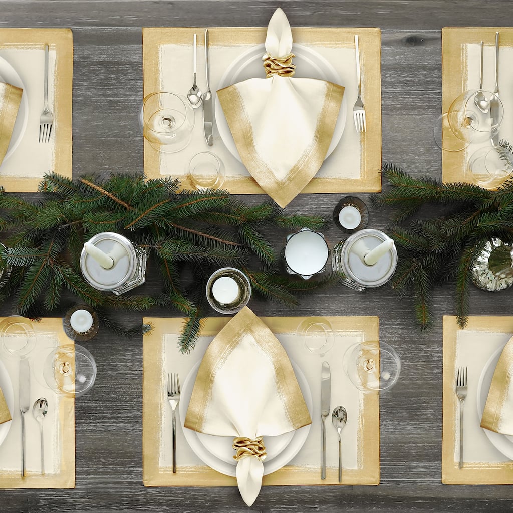 Villeroy and Boch Metallic Brushstroke Placemats (Set of 4)