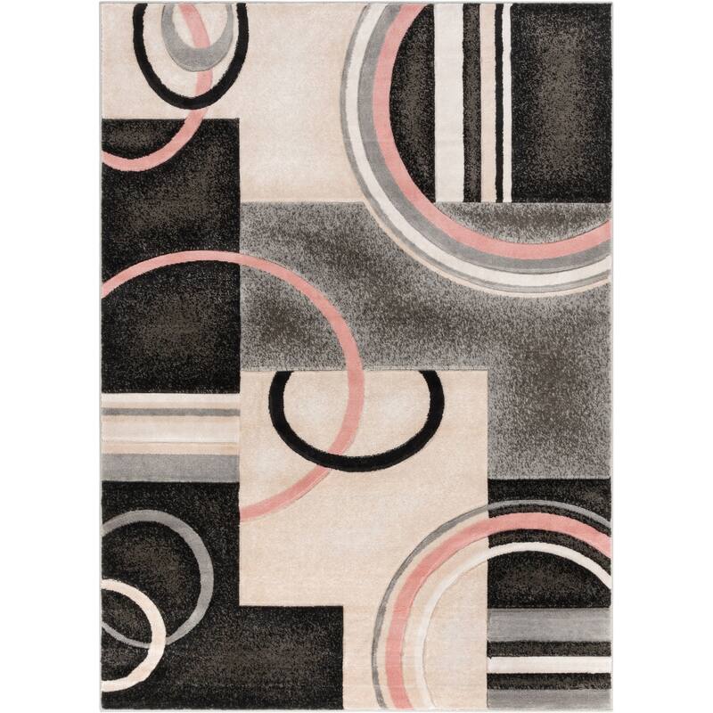Well Woven Good Vibes Belle Abstract Mid Century Modern Area Rug