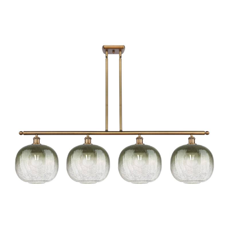 Innovations Lighting Endless Possibilities Ballston - Brookhaven Sphere - 4 Light 49" Stem Hung Island Light