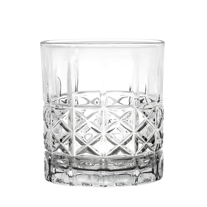 Lorren Home Trends 11 OZ Double Old Fashion Glass, Set of 6