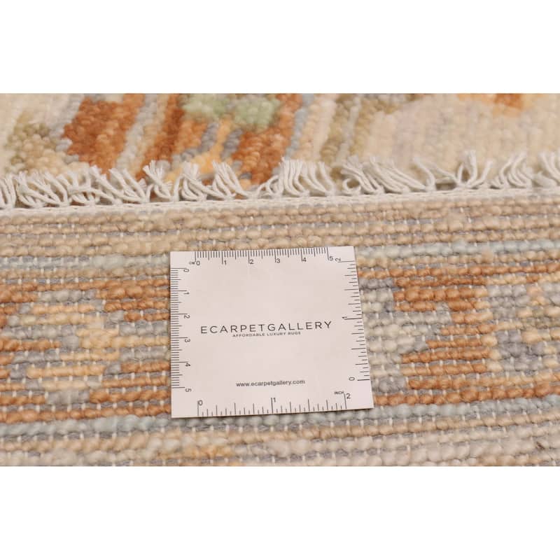 ECARPETGALLERY Hand-knotted Modern Oushak Light Brown Wool Rug - 8' 2" x 10' 7"