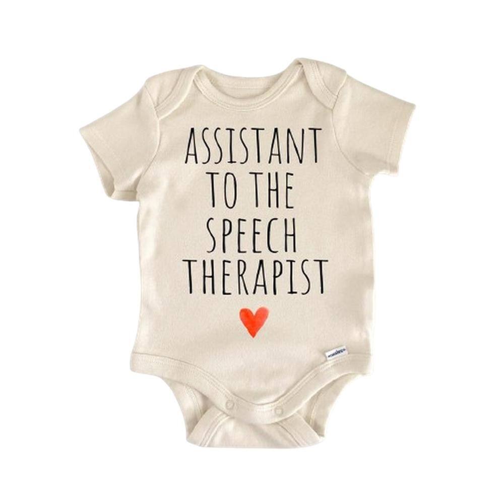 Speech Slp Therapy - Baby Boy Girl Clothes Infant Bodysuit Funny Cute Newborn