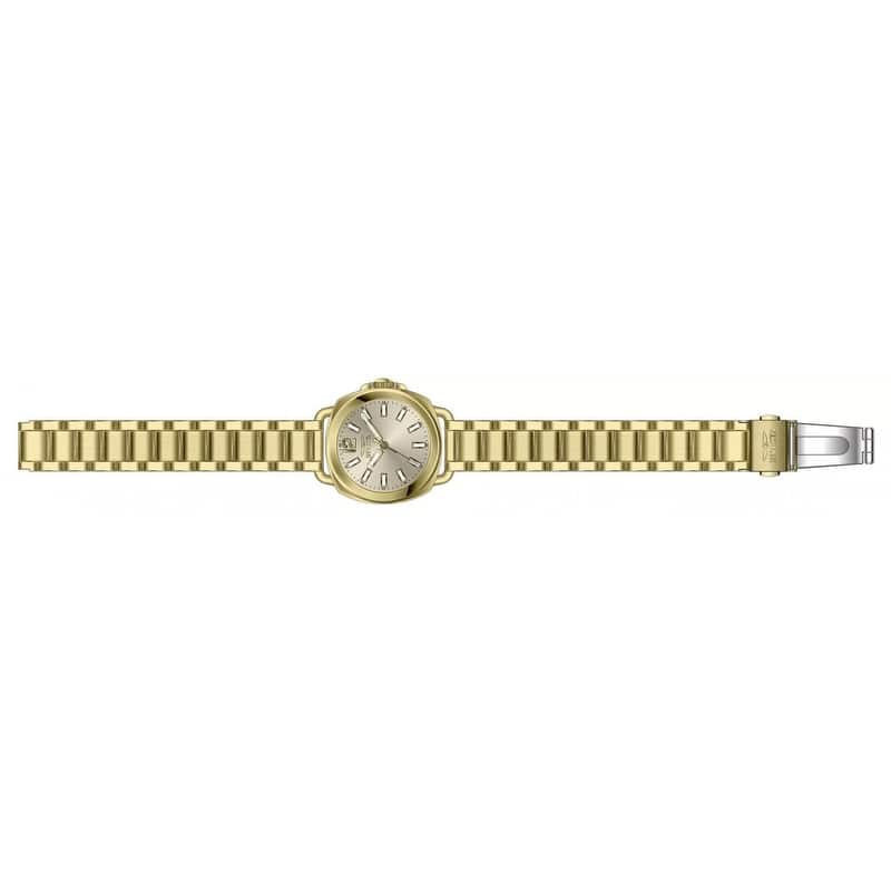 Invicta Women's 46346 Wildflower Quartz 3 Hand Gold Dial Watch