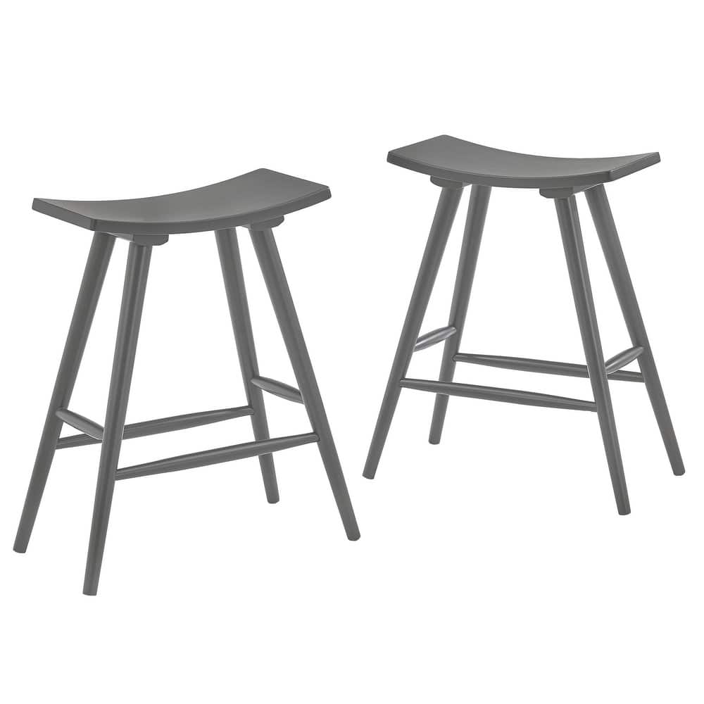 Pinehurst Solid Wood 24" Counter Stool (Set of 2) by iNSPIRE Q Modern