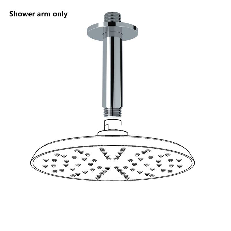 Topcraft Stainless Steel Ceiling Mounted Shower Arm.