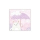 preview thumbnail 3 of 2, Ginza Six Washable My Neighbor Rabbit Kids Rug Square 3'