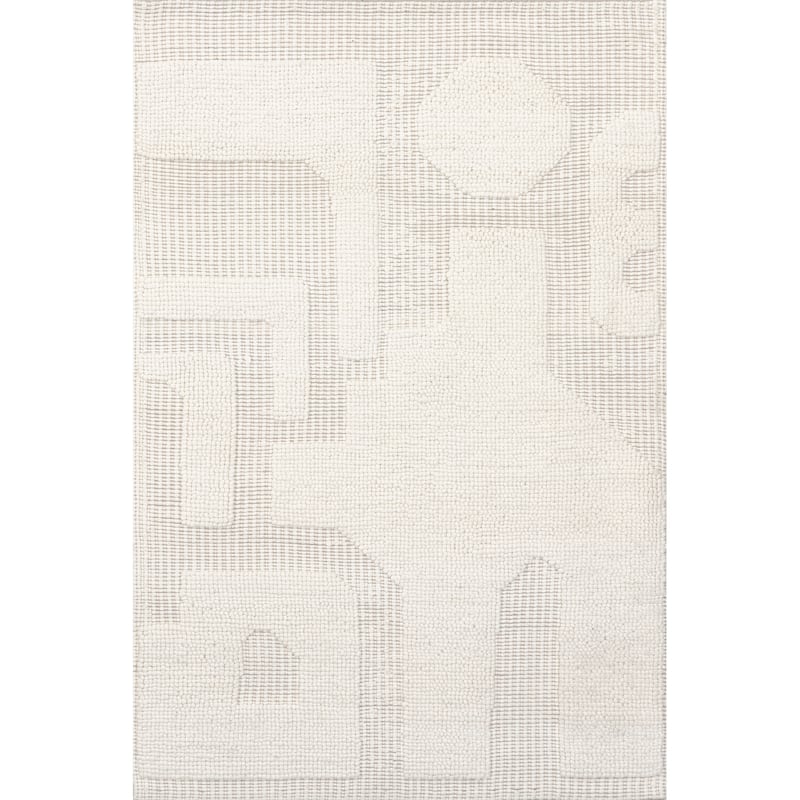 Nuloom AvionTextured Geometric Wool Area Rug