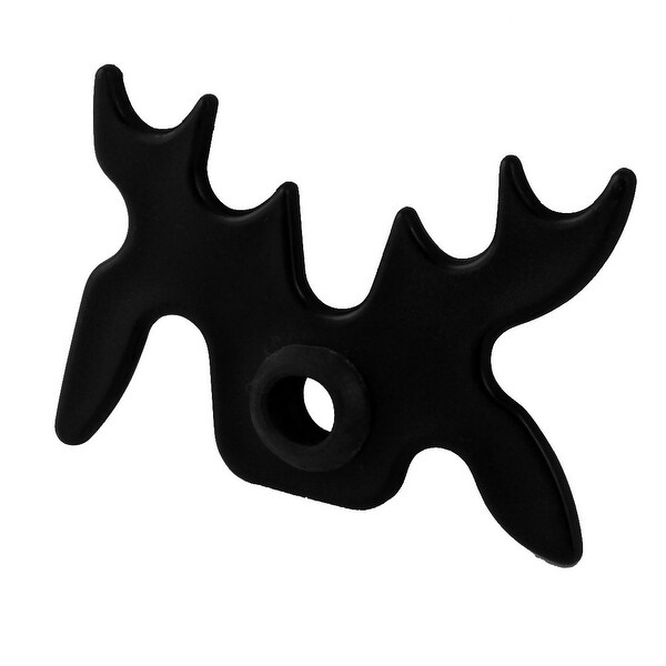 Billiard Pool Table Accessory Plastic Snooker Cue Rack Rod Head Holder Black