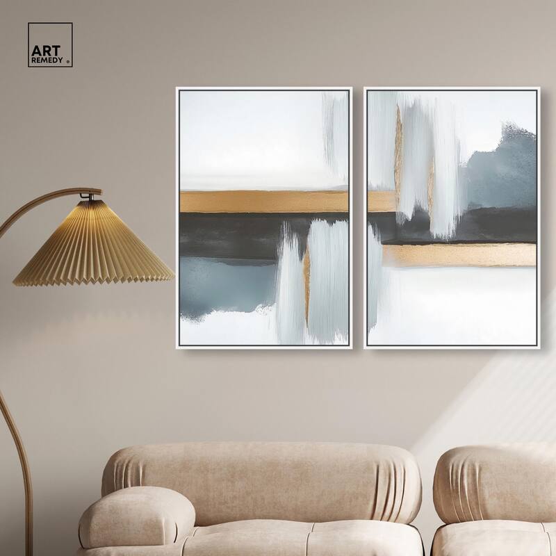 Azure Horizon II Canvas Set of 2 by Art Remedy