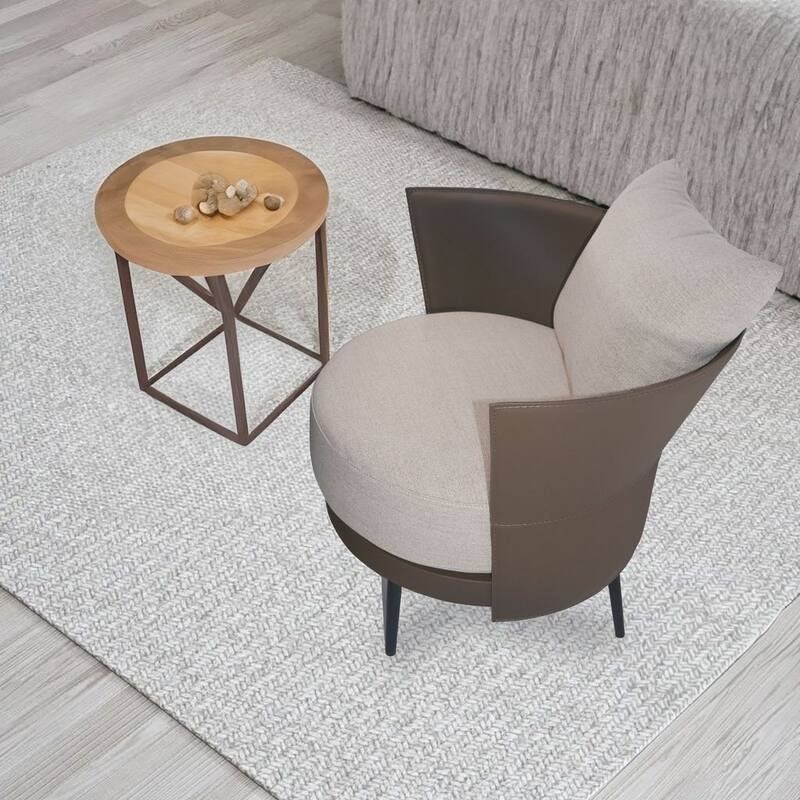 Adrien Lounge Chair in Chocolate