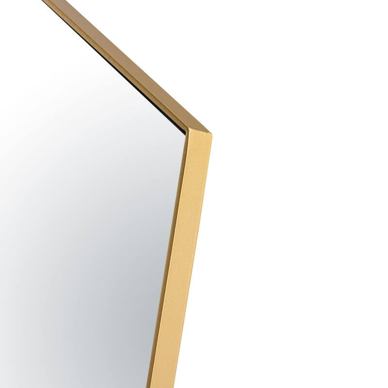 Put A Spell On You 22x40 Framed Hexagonal Mirror