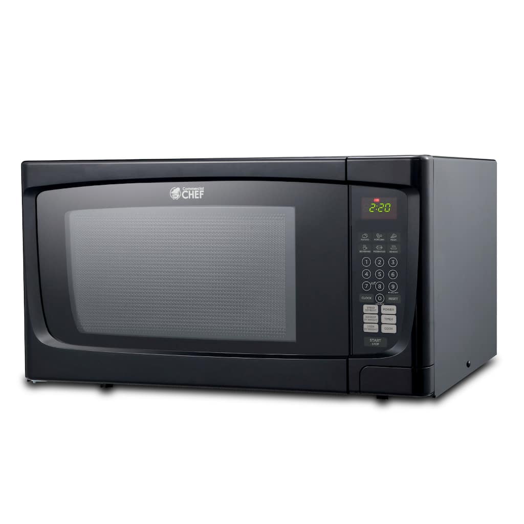 Commercial Chef 1.6 Cu. Ft. Countertop Microwave,Black